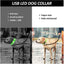 LED Glowing Dog Collar Adjustable Flashing Rechargea Luminous Collar Night Anti-Lost Dog Light HarnessFor Small Dog Pet Products