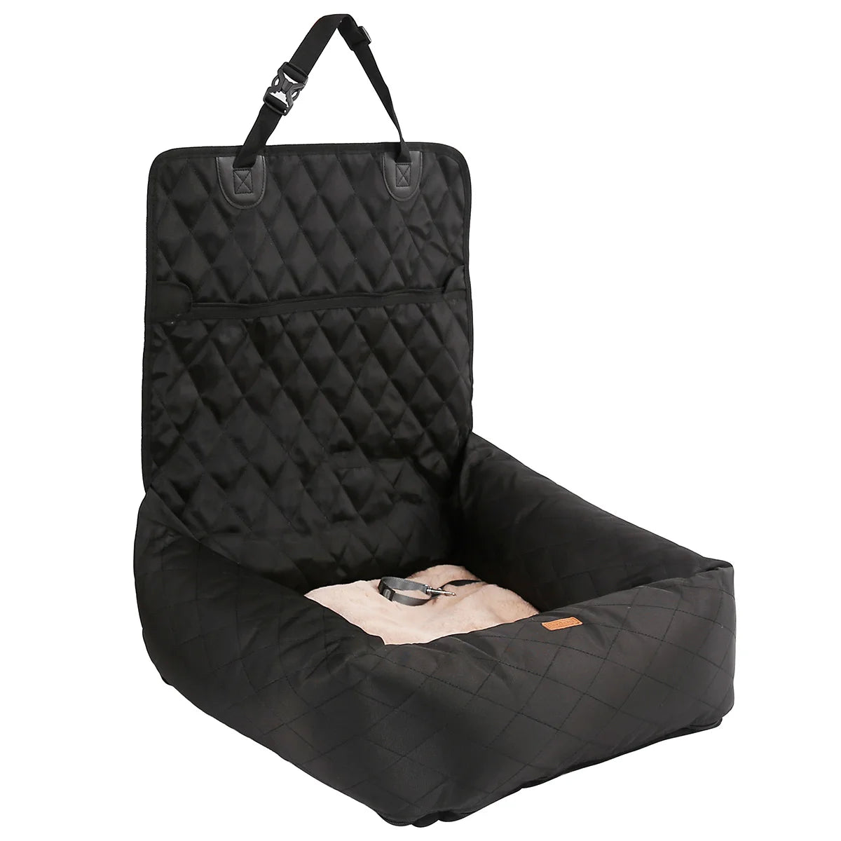 Dog Car Seat Booster Waterproof Durable Car Seat Bed for Small Medium Dogs Front/Back Seat Luxury Pet Travel Car Seat Protector