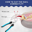 Professional Pet Nail Clipper with Safety Guard  Stainless Steel Scissors Cat Dog for Claw Care Grooming Supplies Size Fits