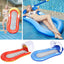 Inflatable Float Hammock floaties for adults Perfect for Poolside Lounging Swimming Pool Loungers Beds Foldable Striped Parties