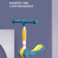 Cycling City 2-12 Years Old Children's Scooter Foldable Scooter With Music Light 3-wheel Scooter 4-speed Adjustable Balance Car