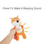 Cute Animal Rope Dog Toy Cute Plush Puppy Chew Pet Squeak Knot Toy Cartoon Rabbit Monkey