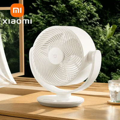 XIAOMI MIJIA DC Inverter Desktop Circulating Fan，Home Desktop Fans，Intelligent Three-dimensional Air Supply，Support MI HOME App