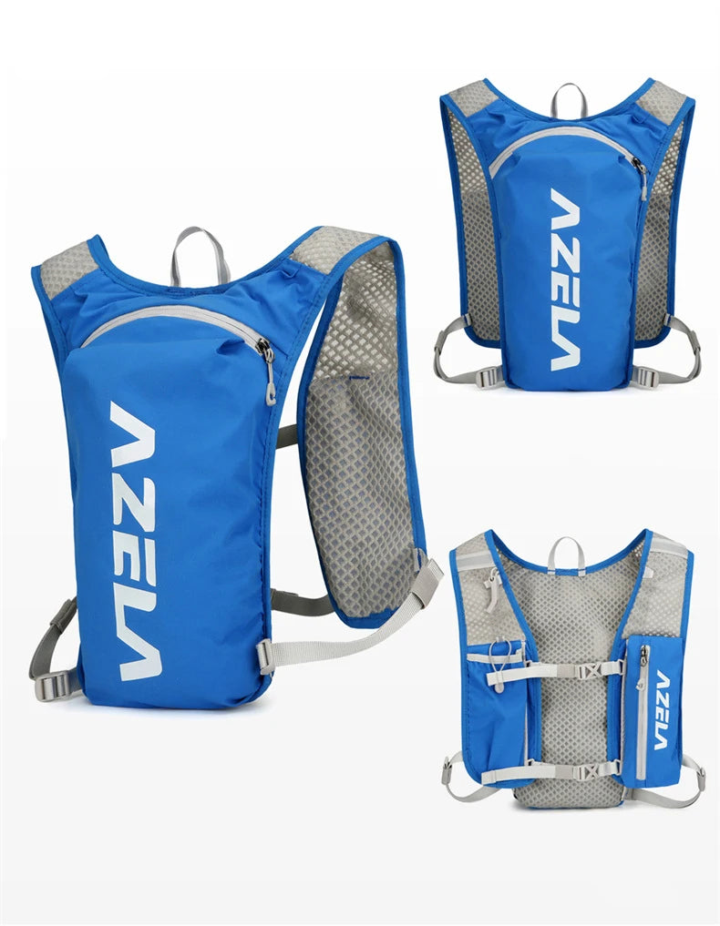 Outdoor Trail Running Ultralight Backpack Hydration Jogging Vest Men Breathable Marathon Bicycle Bag Water Bottle 250ML/1.5L