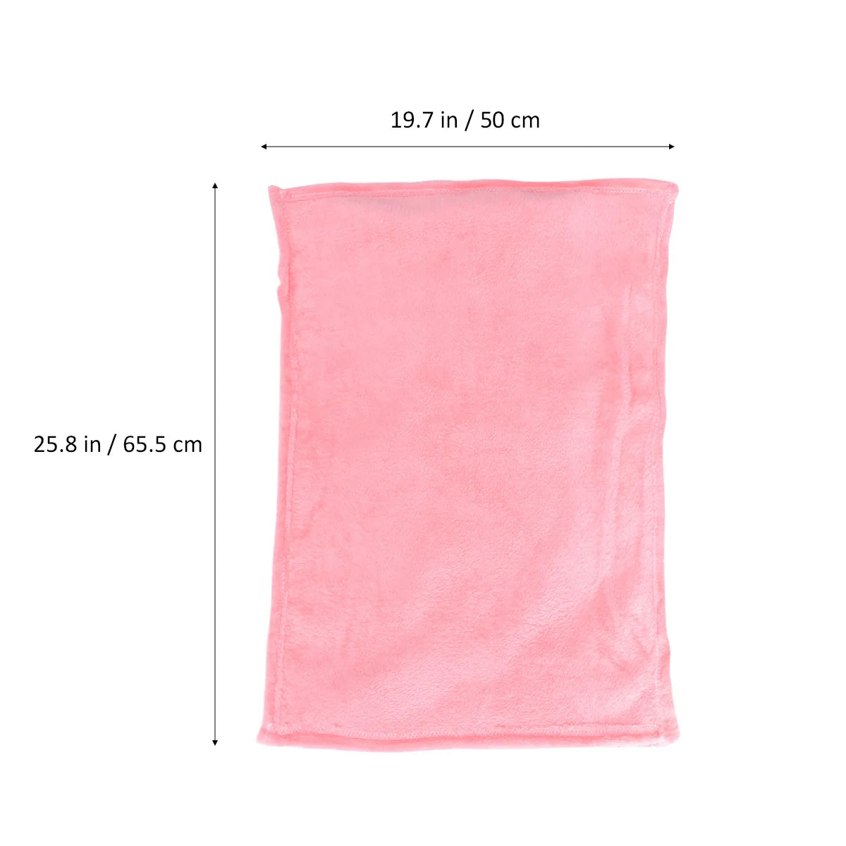 Flannel Fleece Pet Blanket Light Purple Warm Soft Solid Color Bedding For Dogs Cats Indoor Use Home Textile