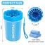 New Sustainable Durable Drop-Resistant Pet Foot Brush Cleaner Cup Quick Rubber and Plastic Cup for Dog Walking and Washing