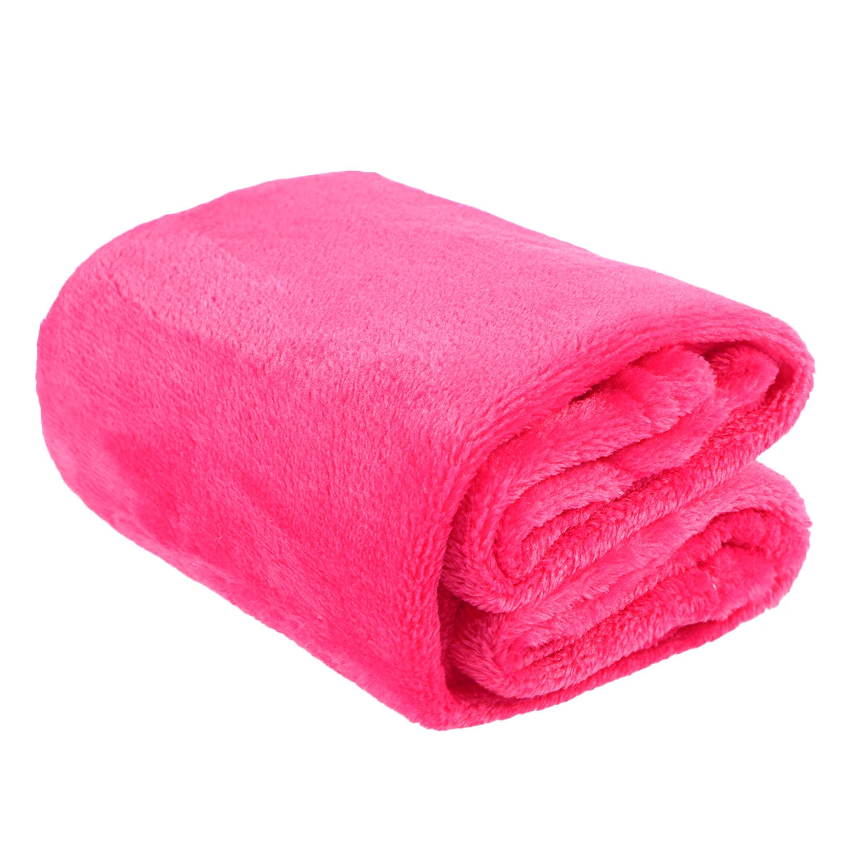 Flannel Fleece Pet Blanket Light Purple Warm Soft Solid Color Bedding For Dogs Cats Indoor Use Home Textile