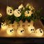 2024 Halloween Day Decoration Ghost String Lights LED Spooky Specter Fairy Lights Ghosts Battery Operated Party Indoor Decor 830