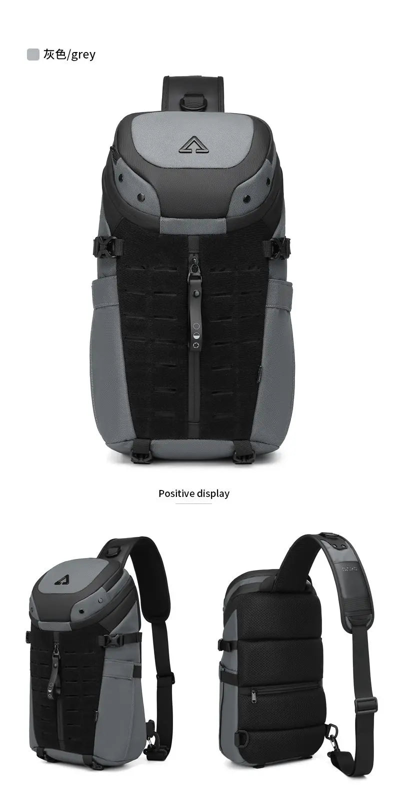 Ozuko Chest Bag Cross bag men Waterproof USB Man Crossbody Bag Anti-Theft Short Travel Messenger Sling Fashion Designer