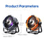 New Multifunctional 6 in 1 Desktop Fan 20000mAh Outdoor Camping Fan Air Circulator 4 Speed Adjustment Wireless Tent Ceiling Fan