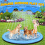 Splash Pad for Dogs Kids Outdoor Water Play Mat Sprinkler Toy Non-Slip Dog Pool Summer Backyard Fun Durable Pet Water Mat