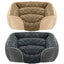 new Dog Bed Bolster Couch Dog Bed for Large Dogs Removable Washable Cover Pet Bed Foam Nonskid Dog Mat Cat Bed Kennel