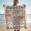 1pc Custom Name Beach Towel,  Pool Towel, Personalized Name Beach Towel, Personalized Bath Towel, Letter Combination Beach Towel