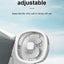 Solar Fan Portable Wireless Fold Rechargeable with Control and Lighting Power Bank Low Noise Ventilador Desktop Outdoor Camping