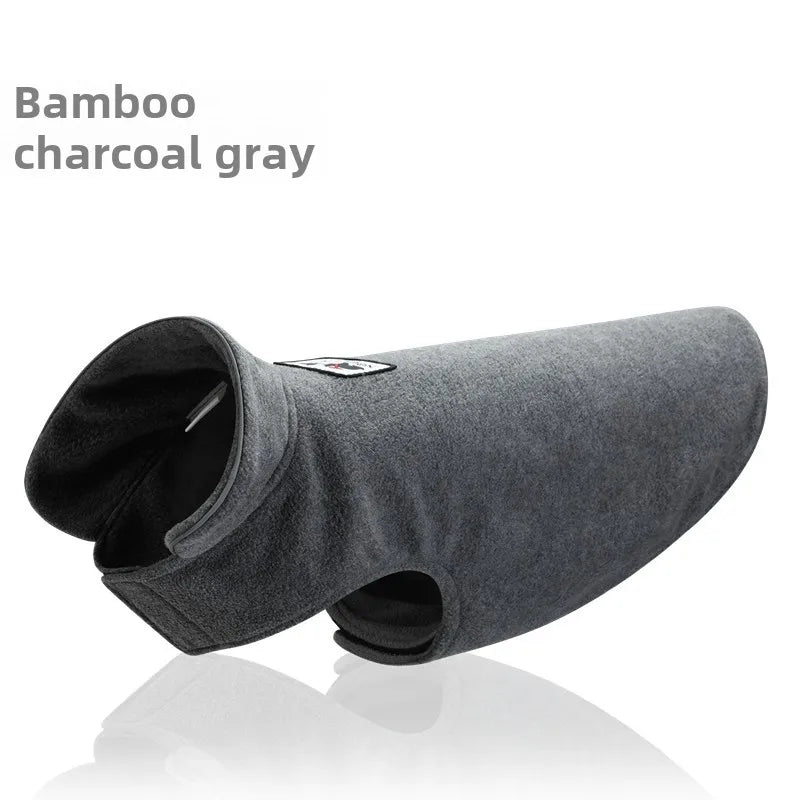 Reversible Winter Pet Jacket – Warm Fleece Dog Coat for Small, Medium & Large Dogs (French Bulldog, Labrador)