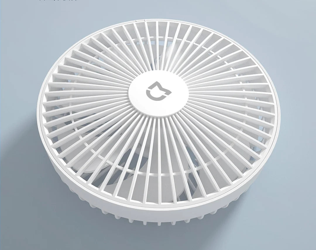 XIAOMI MIJIA Desktop Mobile Fan，Desktop Handheld Two In One，Universal Type-C Charging Port，18.5 - Hour Ultra - Long Battery Life