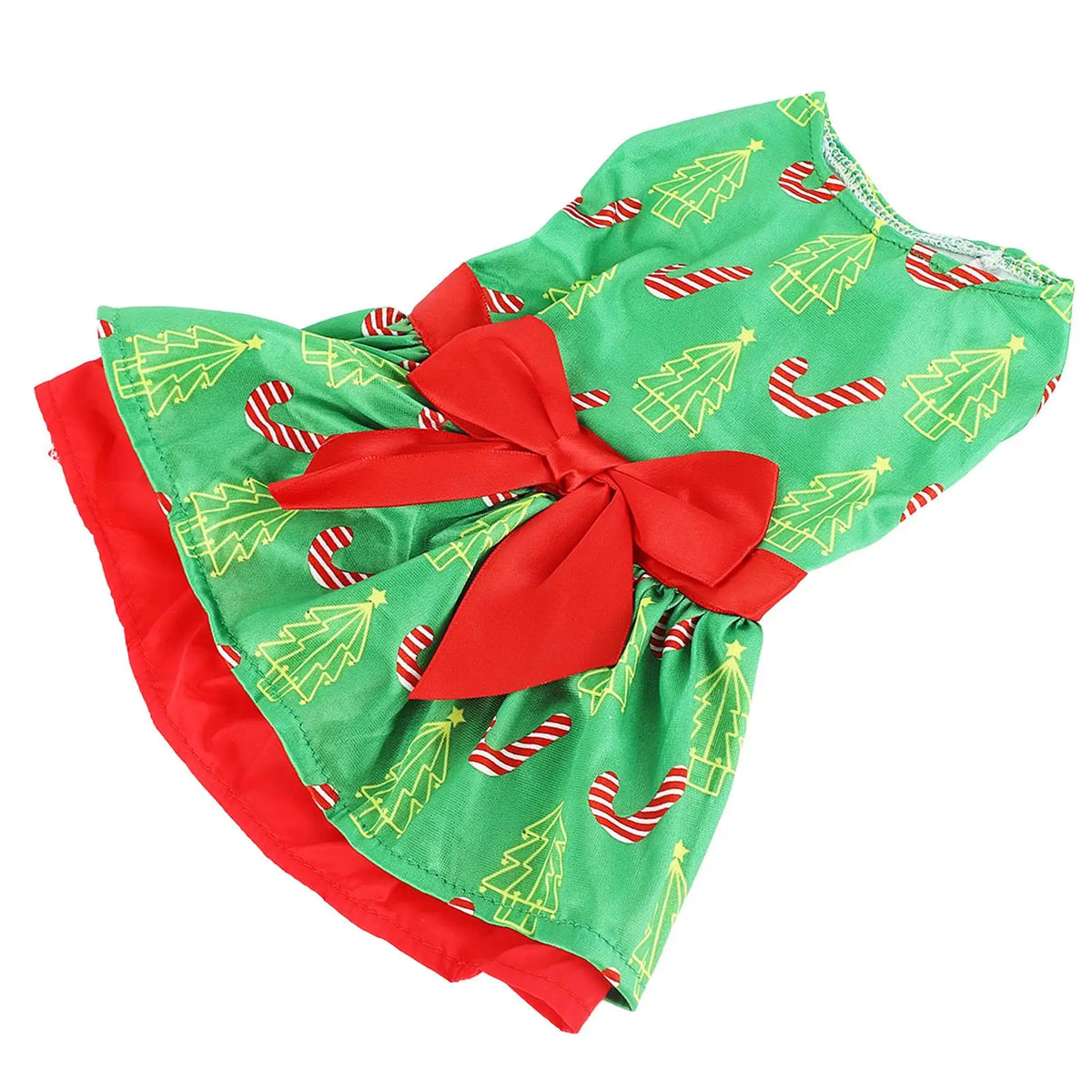 Adorable for christmas Tree Dog Dress - Cute Outfit for Puppies - Perfect for Parties & Daily Wear