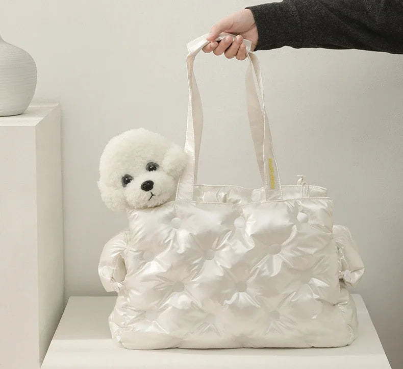 Travel Cat Dog Bag Waterproof Soft and Comfortable Dog Car Seat Cover Single Shoulder Bubble Bag for Pet Dog Cat Easy Travel