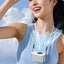 Eary Portable Clip On Fan Mini Handheld Fan with Lanyard 100 Speeds Wind 2000mAh Rechargeable 3-in-1 Hand/Desk/Neck Cooling Fans