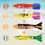 Kids Summer Shark Rocket Throwing Toy Swimming Pool Dive Game Water Fun Games Pool Toys Baby Water Educational Bath Toys Gifts