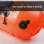 Outdoor Swimming Buoy Swim Float Dry Bag with Waist Belt Waterproof PVC Storage Bag Touch Screen for Water Sports