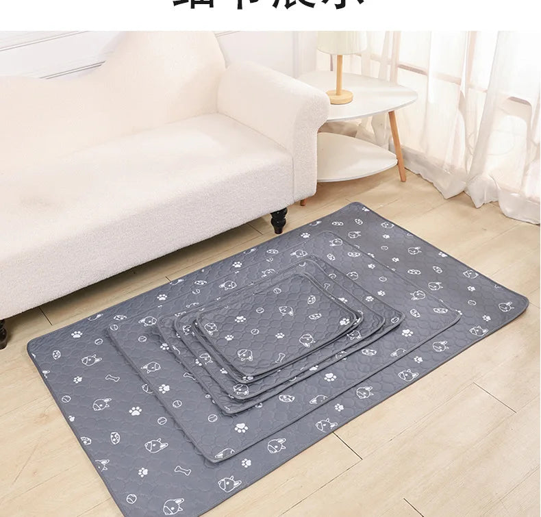 Dog Pee Pads Washable Dog Pet Diaper Mat Waterproof Puppy Cat Training Diaper Mat Pet Supplies