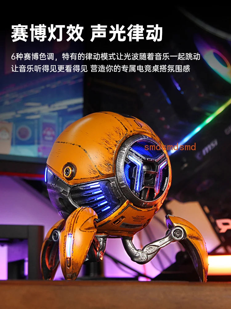 Bluetooth speaker desktop wireless mecha tide play