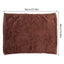 Flannel Fleece Pet Blanket Light Purple Warm Soft Solid Color Bedding For Dogs Cats Indoor Use Home Textile