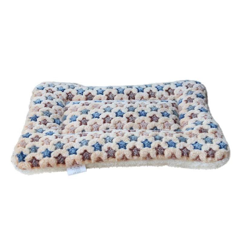 Flannel pet pad dog bed thickened sleeping pad dog blanket suitable for Chihuahua Labrador puppy kitten small large dog pet rug