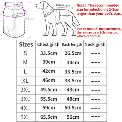 Waterproof Warm Dog Coat – Padded Winter Vest with Zipper for Small, Medium & Large Dogs