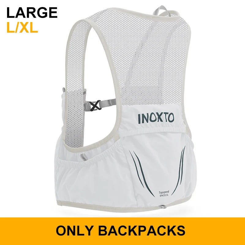 INOXTO 2022 new lightweight running backpack moisturizing vest suitable for bicycle marathon hiking ultra-light portable 2.5L