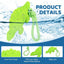 Dog Floating Toy Rubber Non-Toxic Safety Wear-resisting Pool Toy with Rope Summer Outdoors Pet Interactive Fetch&Play Beach Toy