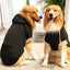 Reversible Plaid Dog Winter Coat - Cold Weather Vest for Small, Medium & Large Dogs