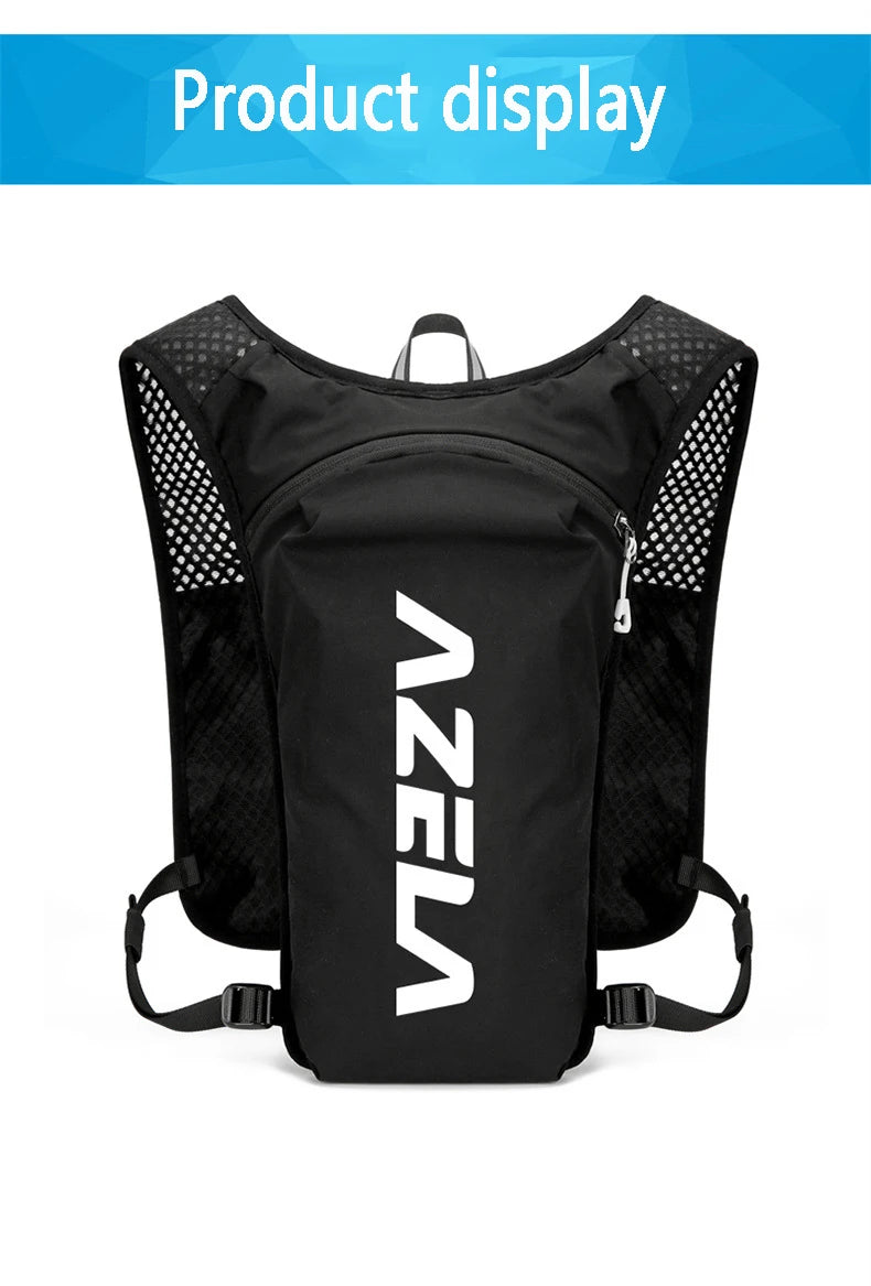 Outdoor Trail Running Ultralight Backpack Hydration Jogging Vest Men Breathable Marathon Bicycle Bag Water Bottle 250ML/1.5L
