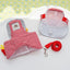 Cartoon Pet Harness Leash Sun Hat Set Cute Kitten Puppy Costume Cat Small Dogs Vest Harness Rope Cap 3pcs Outdoor Pet Supplies
