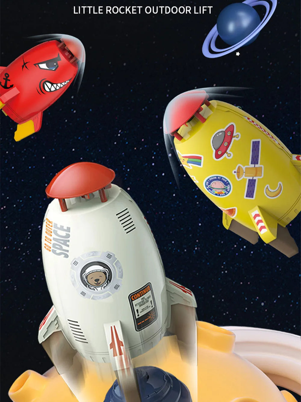 Rocket Sprinkler Toy – Rotating Flying Water Spray Launcher Outdoor Sprinkler Rocket Children's Water Play Tools