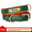 Customized PU Leather Nameplate Dog Collar Soft Padded Dogs Collars Free Engraving Name for Small Medium Large Dogs Adjustable