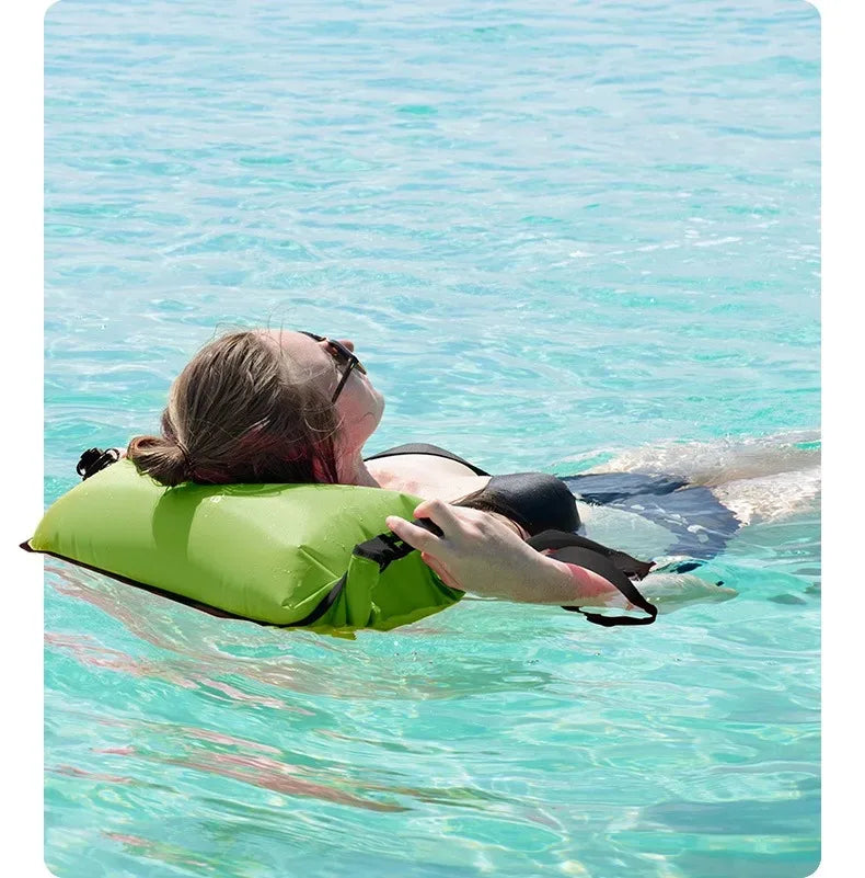 Naturehike Inflatable Open Swimming Buoy Tow Float Dry Bag Double Air Bag Swimming Bag Beach Water Sports Storage Dry Bag