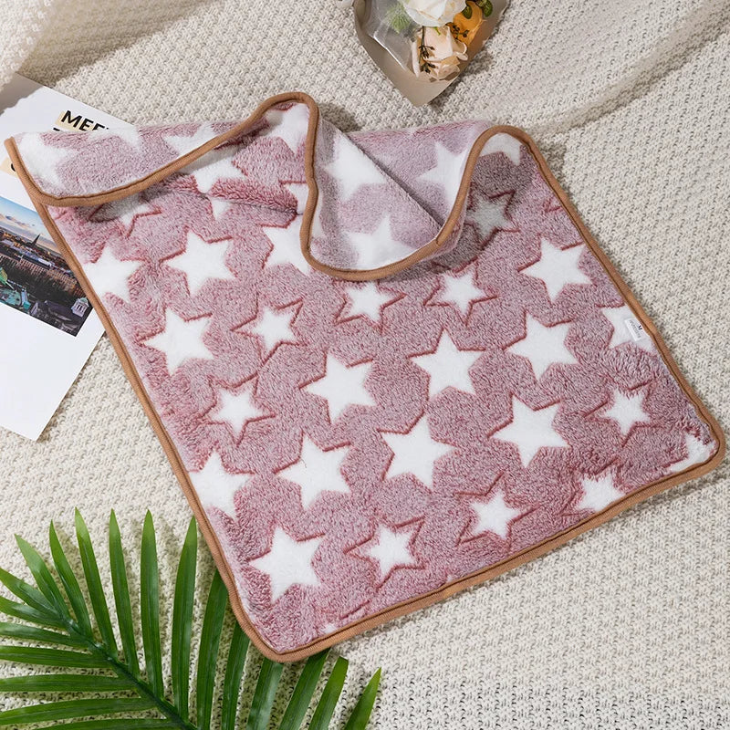 Winter Pet Sleeping Blanket Soft Fluffy Dog Blanket Warm Breathable Cat Cover Blanket Comfortable Sleeping Sheet Mat Pet Items