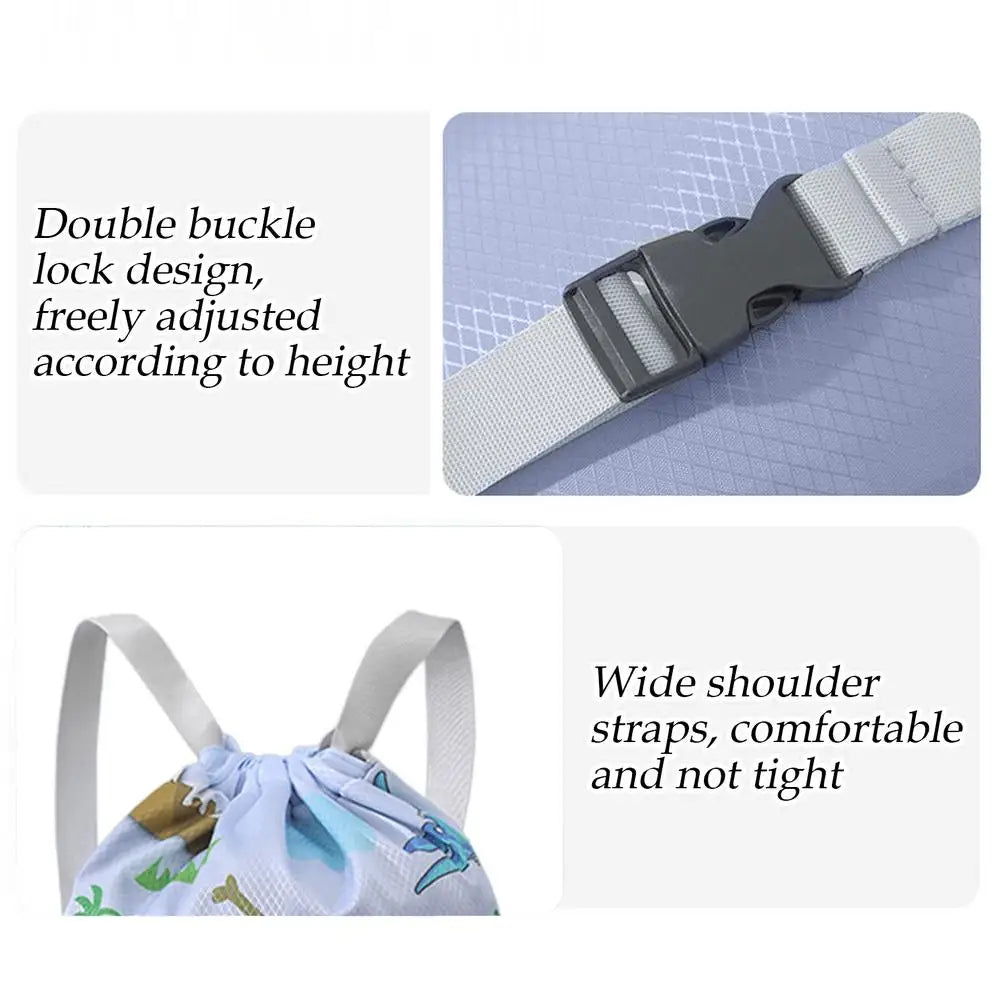 Children's Swimming Bag Wet Dry Separation with shoe compartment swimsuit storage bag Sports Portable Backpack for Boys Girls