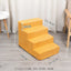Nonslip High Density Foam Dog Ladders Indoor Home Couch Sofa High Bed Pet Stairs Folding 5-Grades Dog Steps with Removable Cover