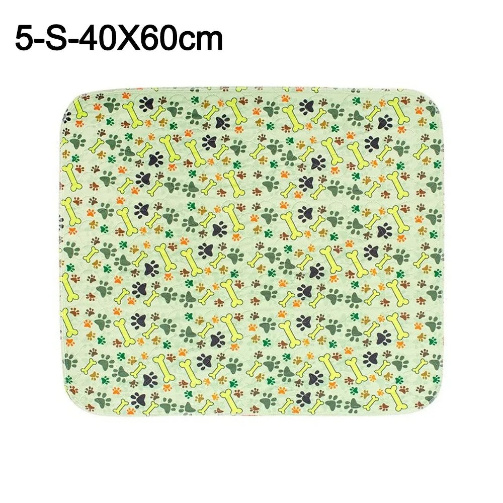 Absorbing Pad Waterproof Puppy Pee Pad Reusable Fast Absorbing Pet Bed Mat Soft Non-slip Dog Urine Pad Pet Training