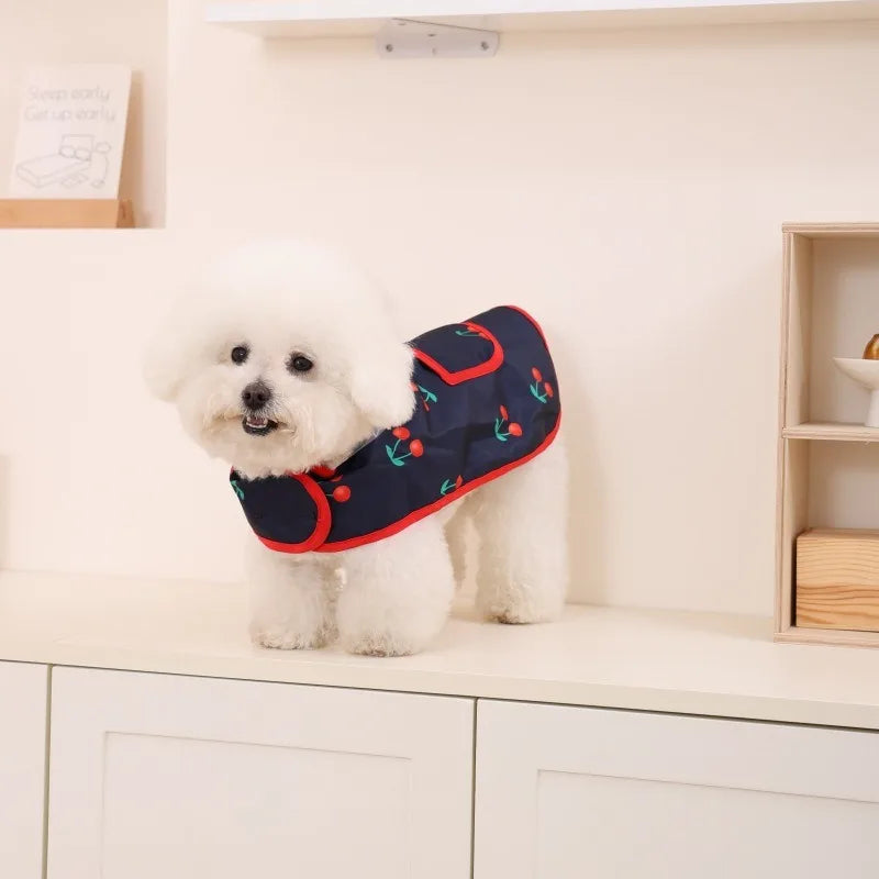 New Dog Raincoat Waterproof Hoodie Jacket Rain Poncho Pet Rainwear Clothes Teddy Ins Cute Outdoor Dogs Raincoat Accessories