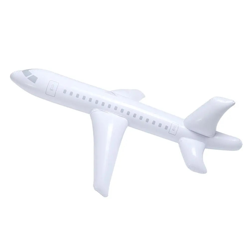 100cm Inflatable Airplane Float Airplane Ball with Inflatable Tube for Outdoor Swimming Outdoor Inflatable Toy For Kids