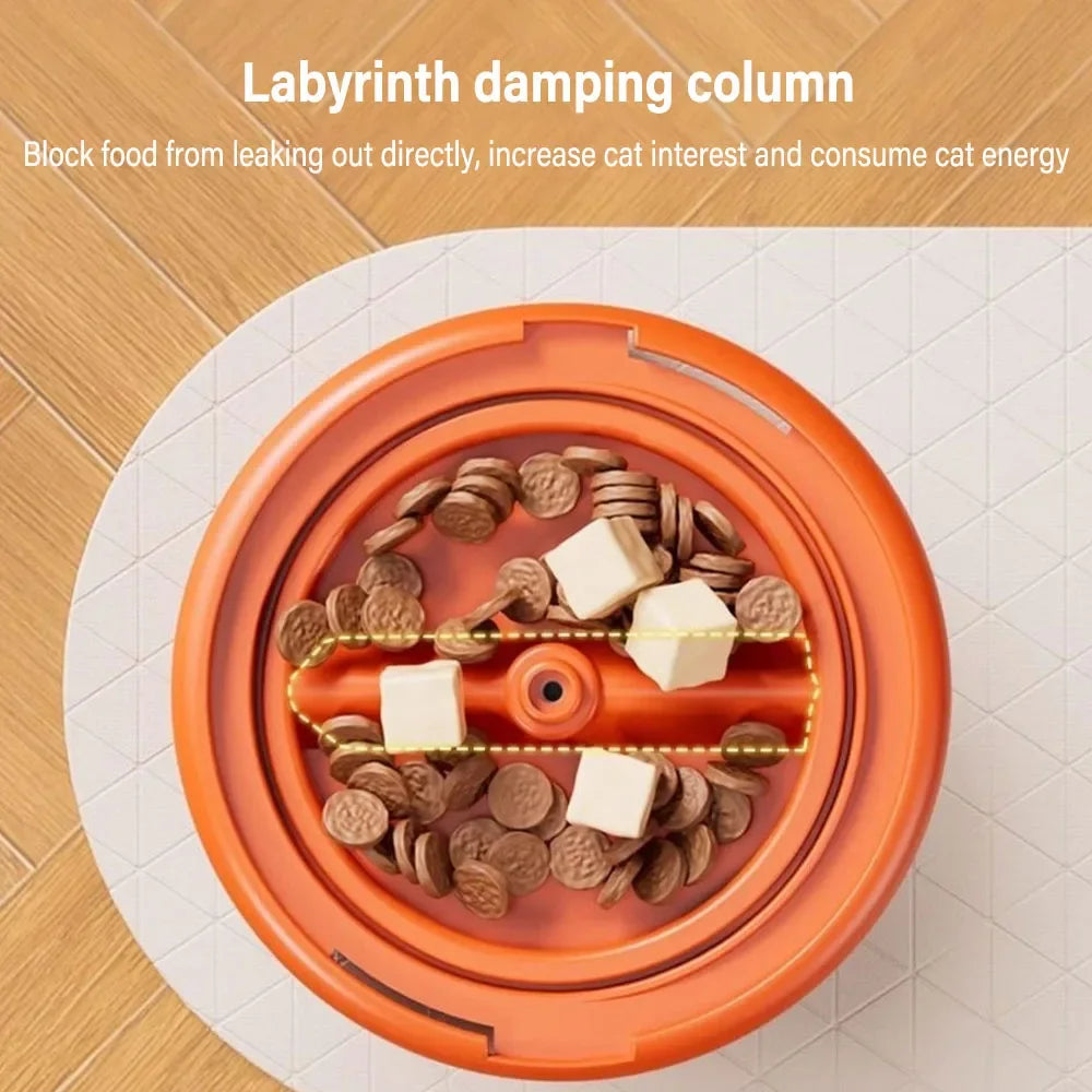 Interactive Dog Toy Durable Plastic Pet Food Feeder Puzzle Game Suitable for Cat Dog Duck Design Dog Snack Distribution Toy Pet