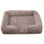 Winter Rectangular S M L XL Dog Beds Washable Plush Fluffy Dog Cat Bed Mat Pet Cushion Big Medium Kennel House camas para perro