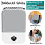 Portable USB Rechargeable 3 Speed Mute Personal  Waist Clip on  Summer Air Cooler Mini Digital Display Hanging Neck Fan