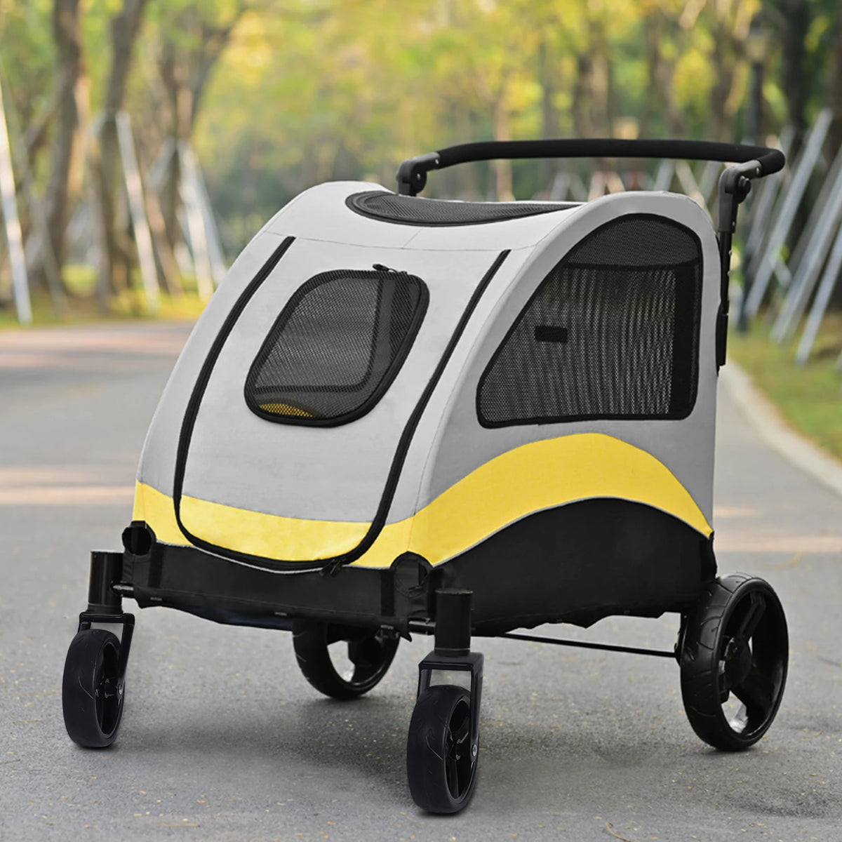 Pet Stroller -good for old or injury dog, 3 sizes, Portable ,Breathable & Foldable