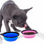 Portable Folding Silicone Dog Feeder Bowl