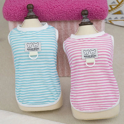 Summer Dog Clothes Cool Pet Vest For small Medium dogs Breathable Puppy T-shirt Costume Outdoor Bulldog Clothing Pets Clothes